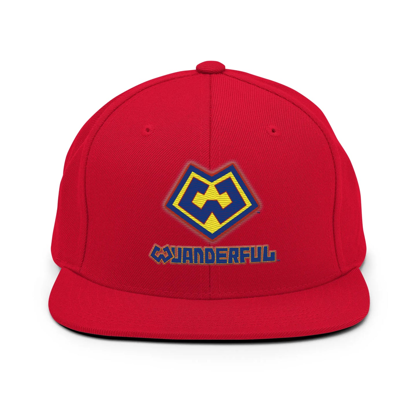 Wuanderful Locos logo on a limited edition red snapback cap